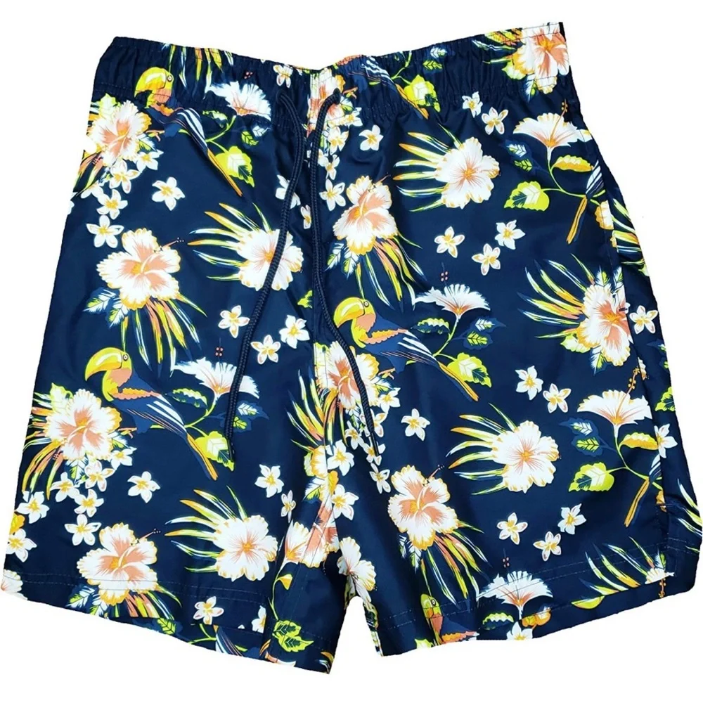 Men’s George Hawaiian Hibiscus Floral Swim Shorts